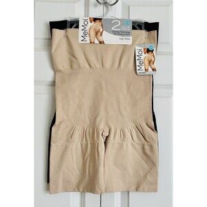 Memoi Seamless Technology High Waist All Day Comfort 2 pack Size 1X Thigh Shaper